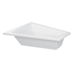 Duravit Paiova baignoire acrylique biseautée gauche 180x140x46cm blanc 0297537