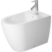 Duravit Starck Me bidet sur pied 37x60cm avec trou de robinet avec trop-plein blanc mat SW358203