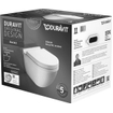 Duravit Starck 3 ensemble WC suspendu cuvette profonde sans bride 36x54cm avec abattant softclose Wondergliss blanc SW358500