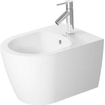 Duravit Starck Me wandbidet compact 37x48cm met kraangat met overloop m. WG mat wit SW358202