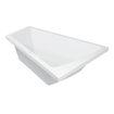 Duravit Paiova baignoire acrylique biseautée droite 170x130x46cm blanc 0297536