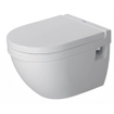 Duravit Philippe Starck 3 Compact WC suspendu à évacuation profonde avec WonderGliss blanc 0314358