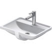 Duravit Starck 3 lavabo encastré - 52.5x40cm - 1 trou de robinet - avec trop-plein - blanc 0313866