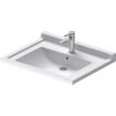 Duravit Starck 3 lavabo 70x54,5cm 1 trou de robinet trop-plein blanc 0316326
