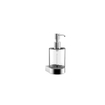 Emco Flow Distributeur de savon Verre en cristal Transparent Chrome SW471492