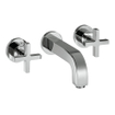 AXOR Citterio jeu de finition couleur pour robinet mural avec poignée en croix sans rosace 22 cm chrome 0467298