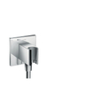 AXOR Fixfit Porter coude d’alimentation mural carré chromé SW106638