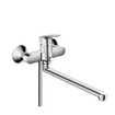 Hansgrohe Logis Mitigeur bain avec inverseur et raccords avec bec extra long 30cm chrome SW94953