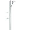 Hansgrohe Raindance Select S Unica Ensemble de douche - barre coulissante - douchette Raindance Select S 120 3 jets - porte-savon - 150cm - flexible de douche 160cm - chrome SW157207