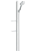 Hansgrohe Raindance Select S Unica Doucheset - glijstang - raindance select S 120 3jet handdouche - zeepschaal - 150cm - doucheslang 160cm - wit/chroom OUTLET STORE21415
