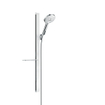 Hansgrohe Raindance Select S Unica Ensemble de douche - barre coulissante - douchette Raindance Select S 120 3 jets - porte-savon - 90cm - flexible de douche 160cm - blanc/chrome SW157204