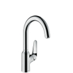 Hansgrohe M42 M421-H220 Mitigeur de cuisine 1 trou avec bec pivotant à 360° chrome SW241697