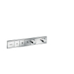 Hansgrohe RainSelect élément de finition pour mitigeur thermostatique encastré de douche pour 3 fonctions 52.7x90cm chrome SW358779