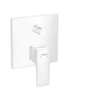 Hansgrohe Metropol partie apparente pour robinet de baignoire encastré avec inverseur avec combinaison de sécurité blanc mat SW358676