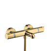 Hansgrohe Ecostat Comfort Mitigeur thermostatique bain avec inverseur avec raccords polished gold SW358642
