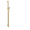 Hansgrohe Unica UnicaS Puro barre de douche coulissante 90cm avec flexible de douche Isiflex`B 160cm polished gold SW358899