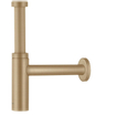 Hansgrohe Universeel Flowstar S Premium design siphon à verre 5/4 avec tube mural avec rosace bronze brossé SW358991