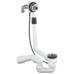 Grohe Vidage de baignoire remplissage et trop-plein - sans partie de finition - baignoire normale - Hard Graphite brossé - DESTOCKAGE OUT12219