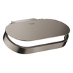GROHE Selection porte-rouleau de WC avec couvercle brushed hard graphite SW444525
