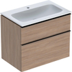Ensemble de meuble Geberit iCon 75x63x48cm 2 tiroirs avec softclose Panneau de particules Chêne SW637692