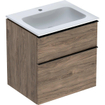 Ensemble de meuble Geberit iCon 60x63x48cm 2 tiroirs avec softclose Panneau de particules Noyer SW637763