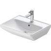 Duravit D-Neo lavabo 55x44x16.5cm 1 trou de robinet rectangulaire Céramique Blanc SW640428