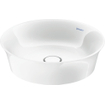 Duravit White tulip opzetwastafel 43x43cm Keramiek Rond Glans Wit SW640494