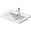 Duravit D-Neo lavabo 65x48x16.5cm 1 trou de robinet rectangulaire Céramique Blanc SW640403