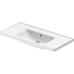 Duravit d-neo lavabo 100.5x48x17cm 1 trou pour robinetterie rectangle céramique blanc SW640538