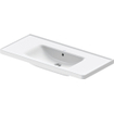 Duravit D-Neo lavabo avec WonderGliss 100,5x48x17cm 1 trou de robinet rectangulaire Céramique Blanc SW640555