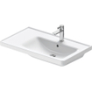 Duravit D-Neo lavabo avec WonderGliss 80x48x17cm 1 trou de robinet rectangulaire Céramique Blanc SW640466