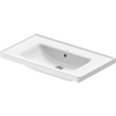 Duravit d-neo lavabo avec verre merveilleux 80x48x16.5cm 1 trou pour robinetterie rectangle céramique blanc SW640523