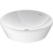 Duravit D-Neo lavabo à poser 12,5x40cm sans trou de robinetterie céramique Blanc SW640500