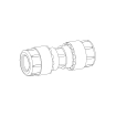 Wisa Simplast Raccord polyéthylène x polyéthylène 40mm 7901564