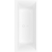 Villeroy & Boch Subway 3.0 baignoire - 170x75cm - rectangulaire encastrée système de remplissage stone white SW641500