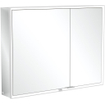 Villeroy & Boch My view armoire de toilette miroir - 100x75cm - 2 portes 3 prise de courant LED SW641573