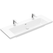 Villeroy & Boch Subway 3.0 lavabo pour meuble - 130x47cm - 2 trous de robinet avec trop-plein blanc SW641679