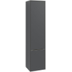 Villeroy & Boch Subway 3.0 armoire - haute 171x40cm - 2 porte 1 étagère droite graphite SW641511
