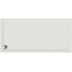 Wisa Maia Receveur de douche 170x80x6cm évacuation 90mm rectangulaire Acrylique Blanc SW117972