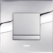 Wisa Delos Plaque de commande mécanique 16x16cm pour élément XS urinoir Chrome mat/brillant 0701579