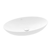 Villeroy & Boch Loop & Friends Vasque à poser - 620 x 420 x 120 stone white mat (blanc) CeramicPlus - avec trop-plein SW644101