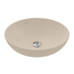 Villeroy & Boch Loop & friends vasque à poser - 42cm - ronde avec trop-plein CeramicPlus almond SW644130