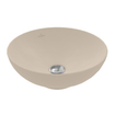 Villeroy & Boch Loop & friends vasque à poser - 38cm - ronde avec trop-plein CeramicPlus almond SW644076
