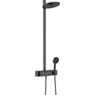 Hansgrohe Pulsify colonne de douche 26cm 2jets eco tablette 40cm noir mat SW651085