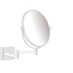 Hansgrohe Addstoris Miroir de maquillage grosssisant 3x Blanc mat SW651241