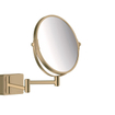 Hansgrohe Addstoris Miroir de maquillage grossissant 3x Brushed Bronze SW651137