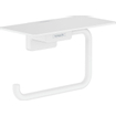 Hansgrohe Addstoris porte-rouleau WC avec tablette mat blanc SW651245