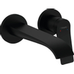 Hansgrohe VIVENIS Mitigeur lavabo encastré mural déport 192 mm noir mat SW642486