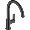 Hansgrohe Vernis Mitigeur de cuisine bec pivotant mat noir SW651654