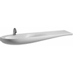 Laufen Alessi One lavabo plan de toilette 160x50x16.5cm 1 trou de robinetterie incl. clou céramique lcc-blanc 0084183